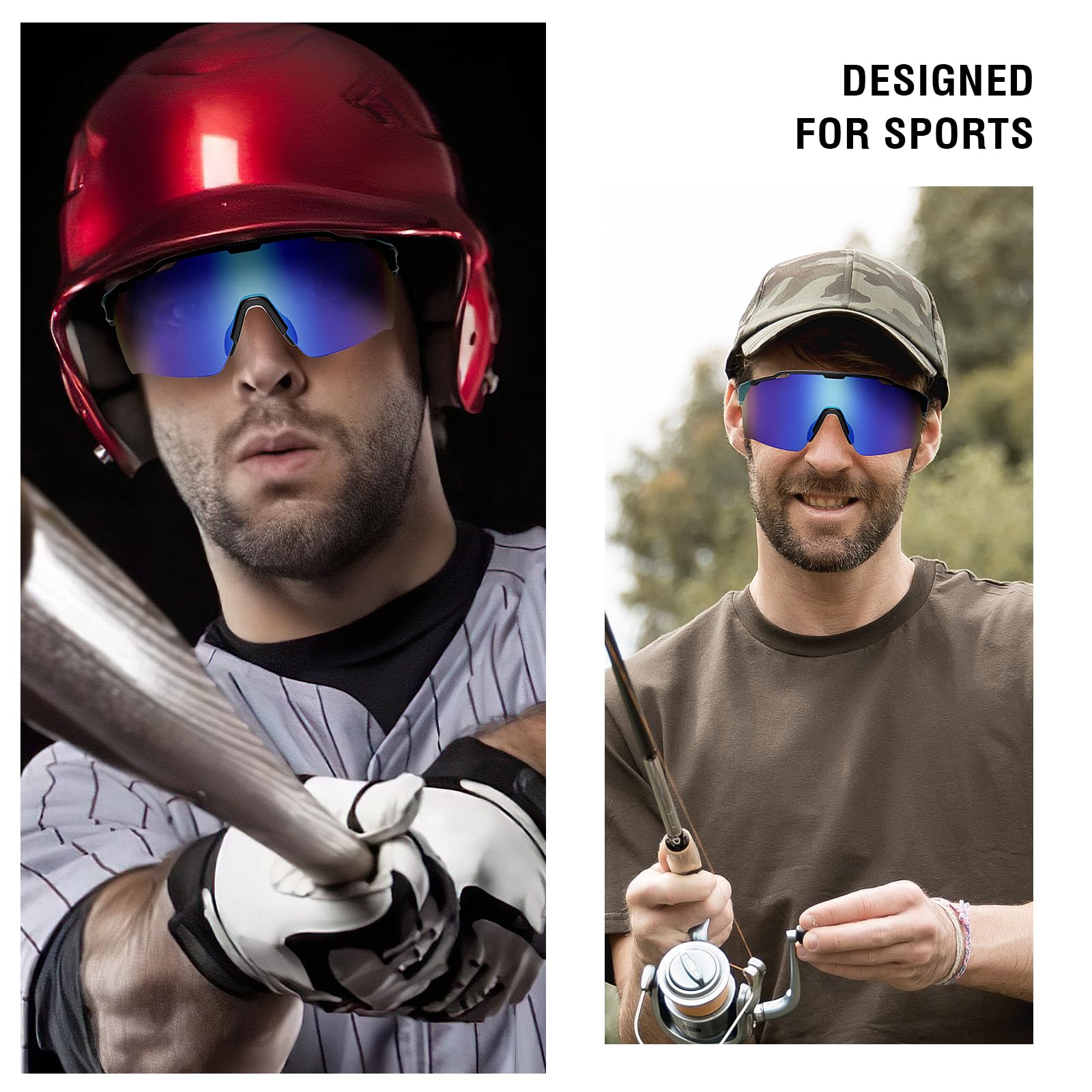 DUCO Cycling Sunglasses for Men Women Sports Sunglasses uv 400 Protection TR90 Baseball Driving Fishing Sun glasses 0038 - Image 5