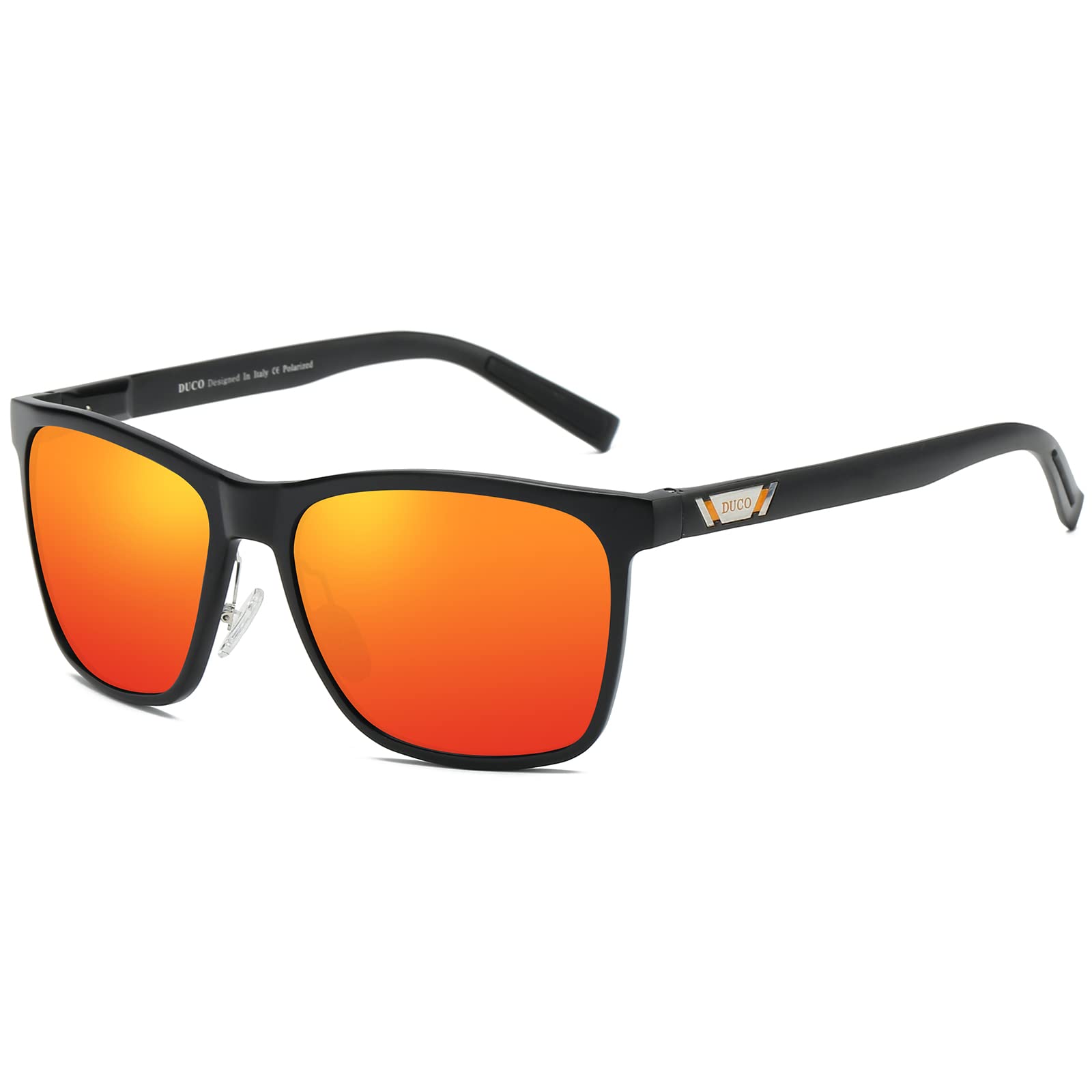 DUCO Mens Sunglasses Polarized UV Protection Retro Rectangular Frame Sun Glasses for Driving Fishing 100% UV Blocking 3029H - Image 5