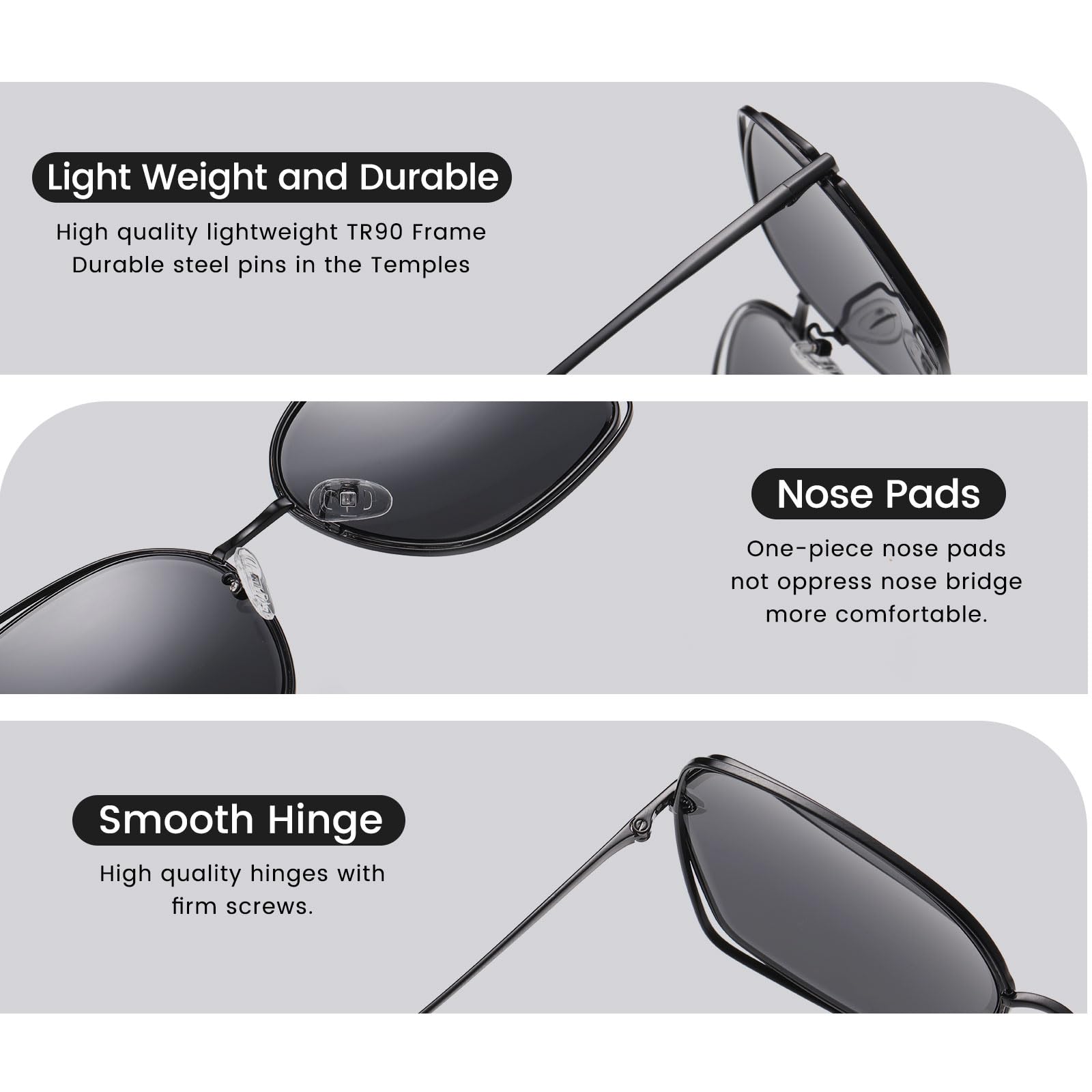 DUCO Oversized Fashion Sunglasses for Women Colorful UV Protection Lens Trendy Retro Designer Sunglasses DC1226 - Image 6
