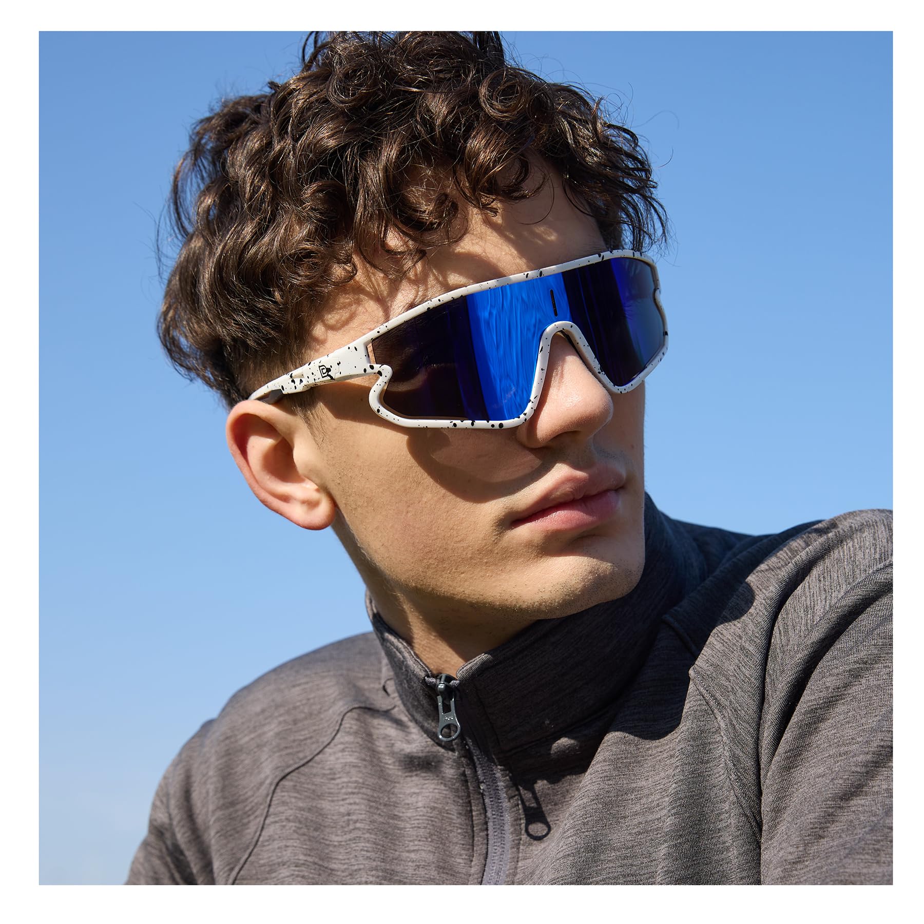 DUCO Polarized Sports Sunglasses for Men and Women Protection Ideal for Fishing Cycling and Running Mountain Biking DC0046 - Image 5