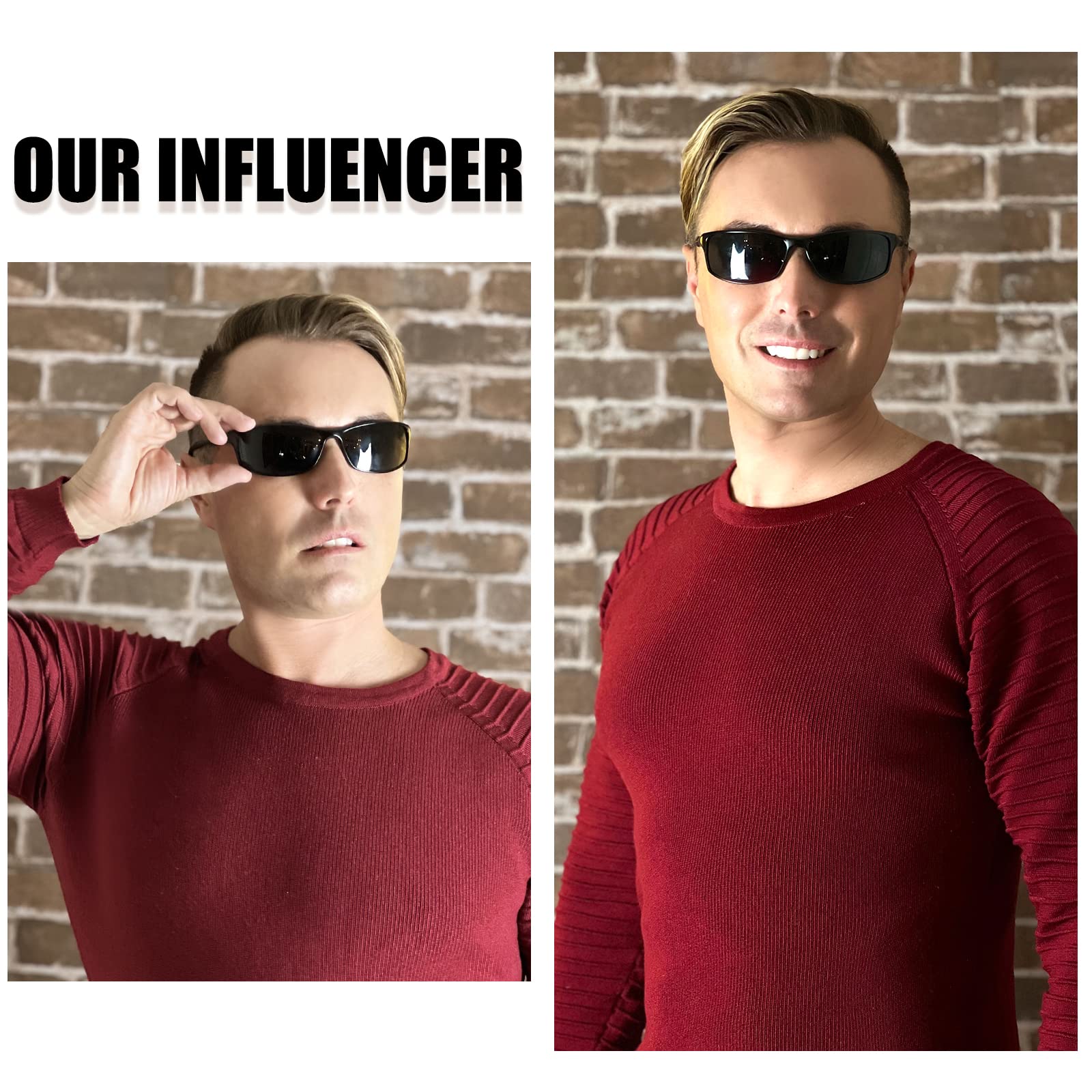 DUCO Polarized Sunglasses for Men 100% UV400 Protection Metal Frame Driving Men's Sun Glasses - Image 6