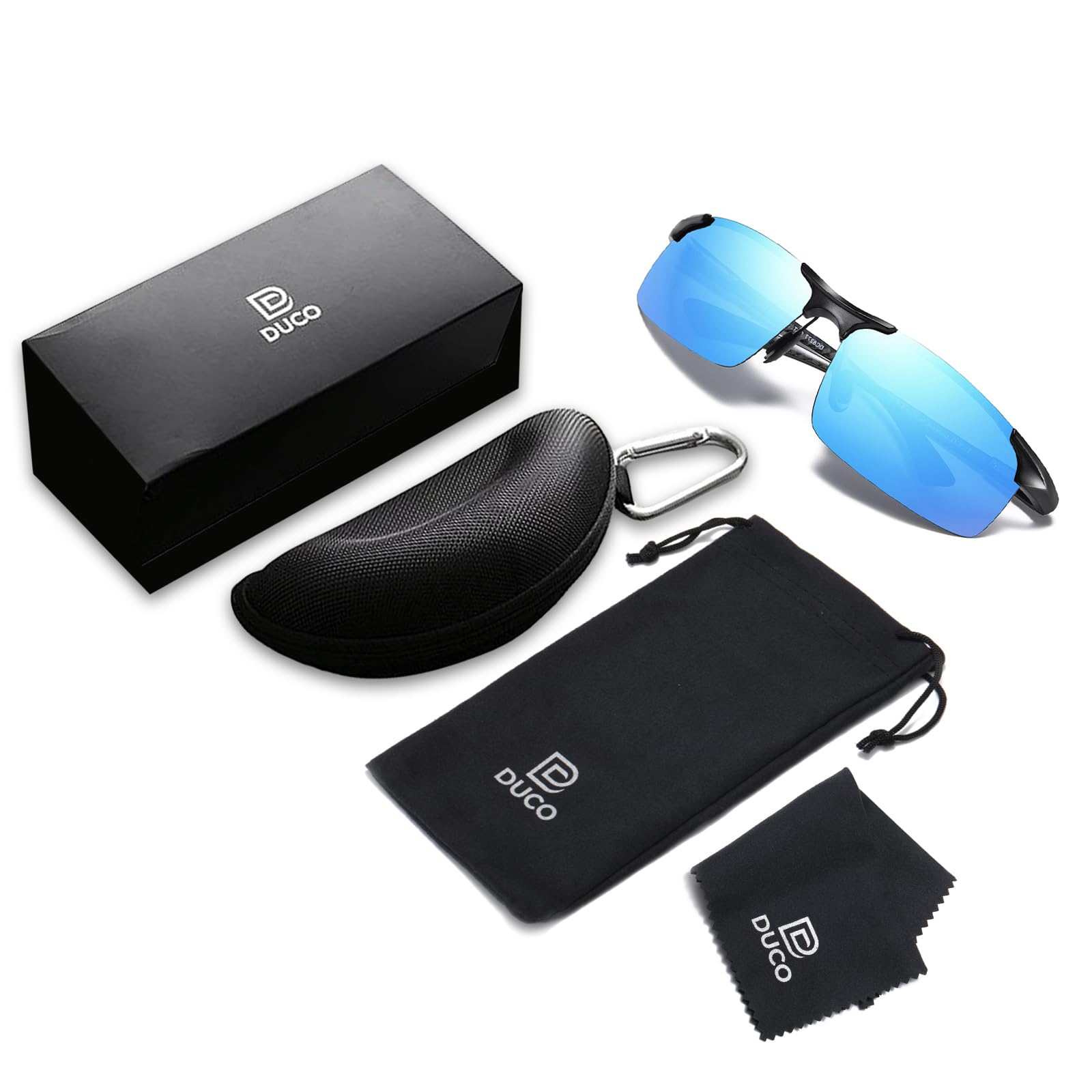 DUCO Polarized Sunglasses Mens Ultralight Carbon Fiber Sun Glasses for Men Driving Sports Fishing UV400 Protection DC8277 - Image 5